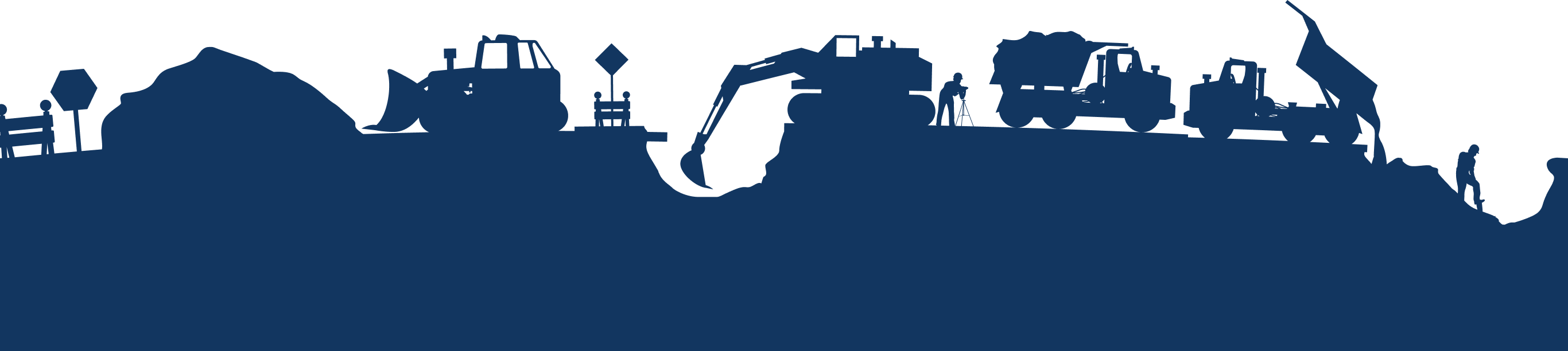 vector maquinarias siluetas