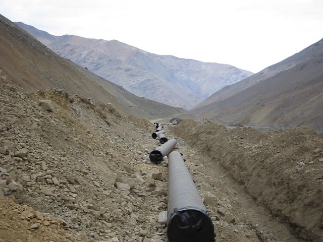 Construcción Y Montaje Conducción Aguas Frescas Sewell A Colon, Proyecto Acb