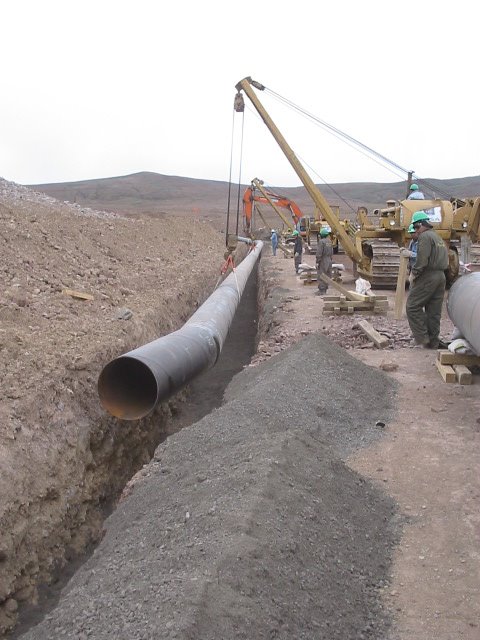Construcción Y Montaje Conducción Aguas Frescas Sewell A Colon, Proyecto Acb
