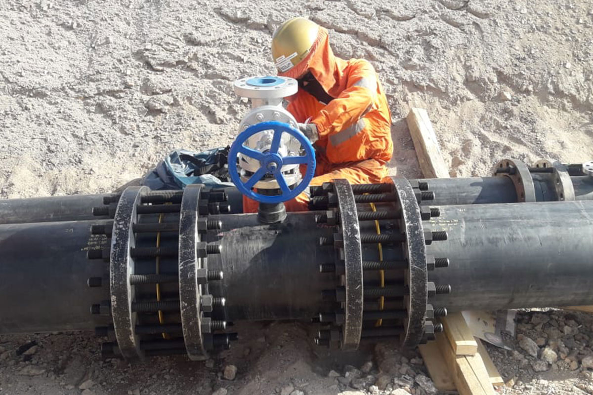 Construcción y Montaje Sistema Aducción Agua Fresca tramo Preco Nº 2 – Ex Garita Nº 5