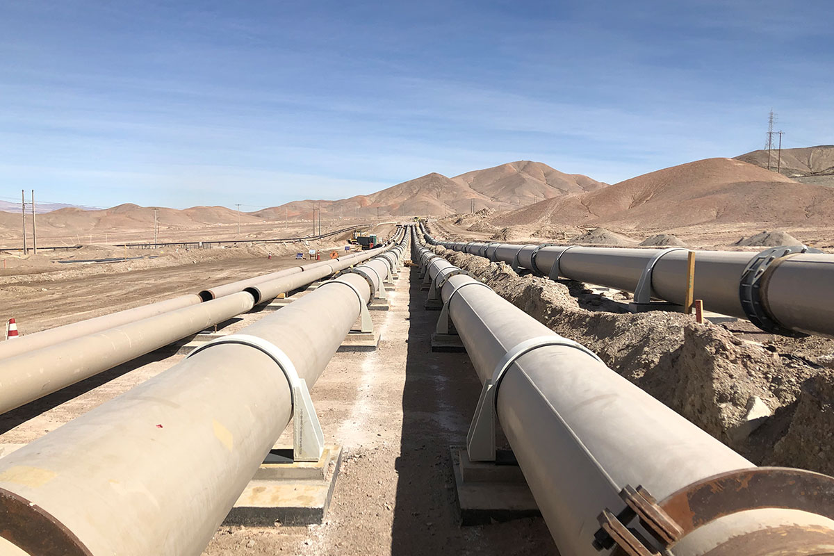 Construcción y Montaje Sistema Aducción Agua Fresca tramo Preco Nº 2 – Ex Garita Nº 5