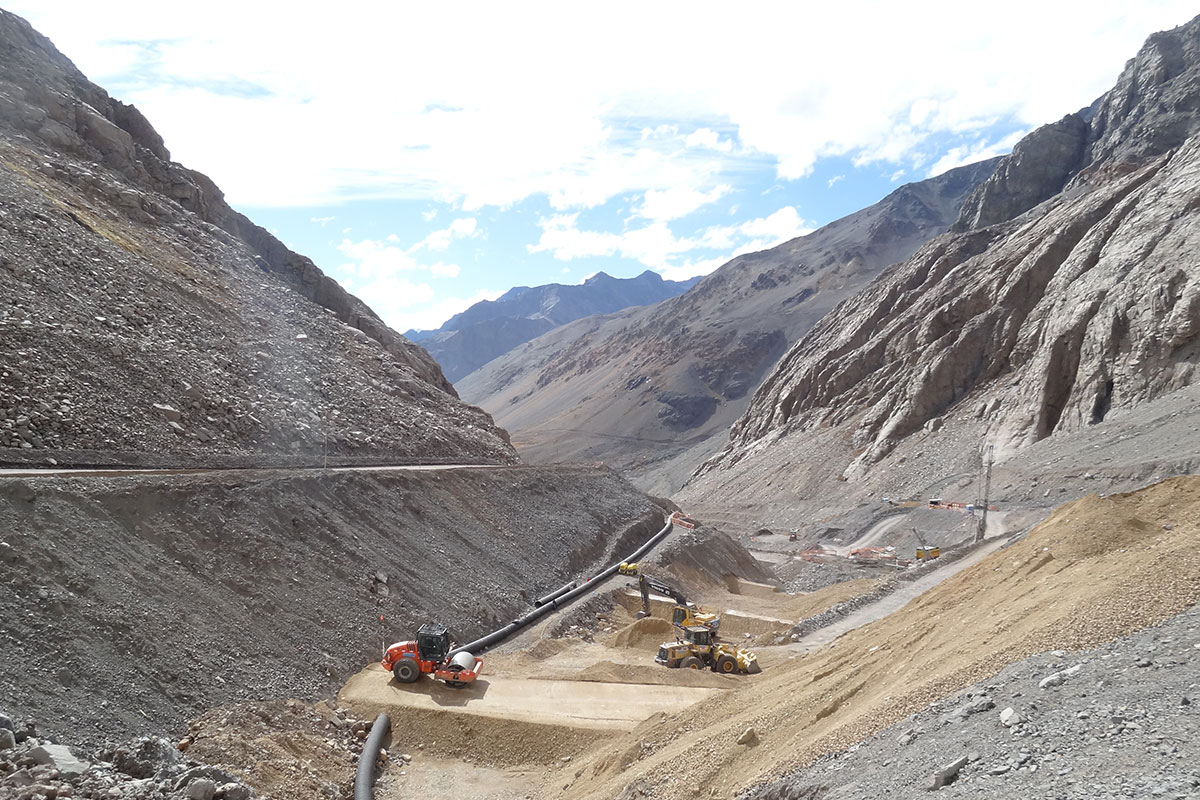 Mejoramiento de Camino Tramo Nº3 Camino Caletones Sewell Primera Etapa Proyecto Nuevo Nivel Mina
