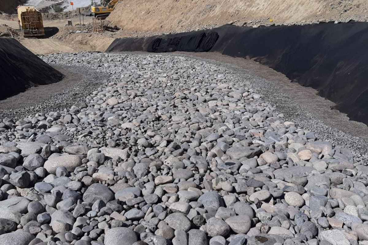 Construcción Drenes 3 – Tranque El Mauro