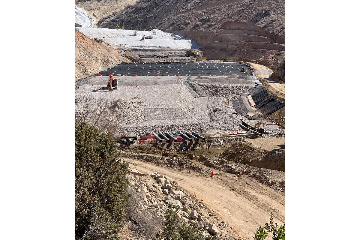 Construcción Drenes 3 – Tranque El Mauro