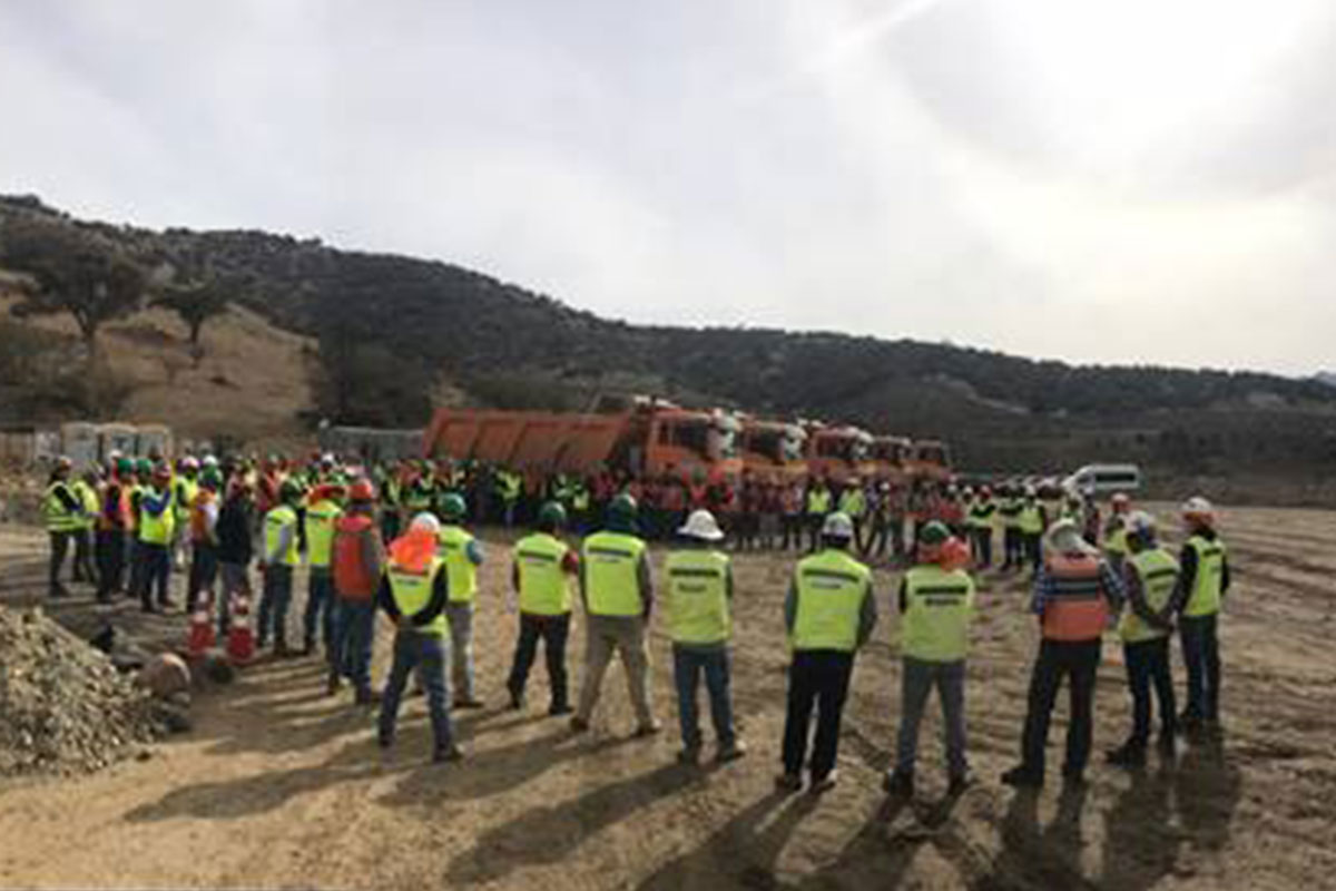 Construcción Drenes 3 – Tranque El Mauro