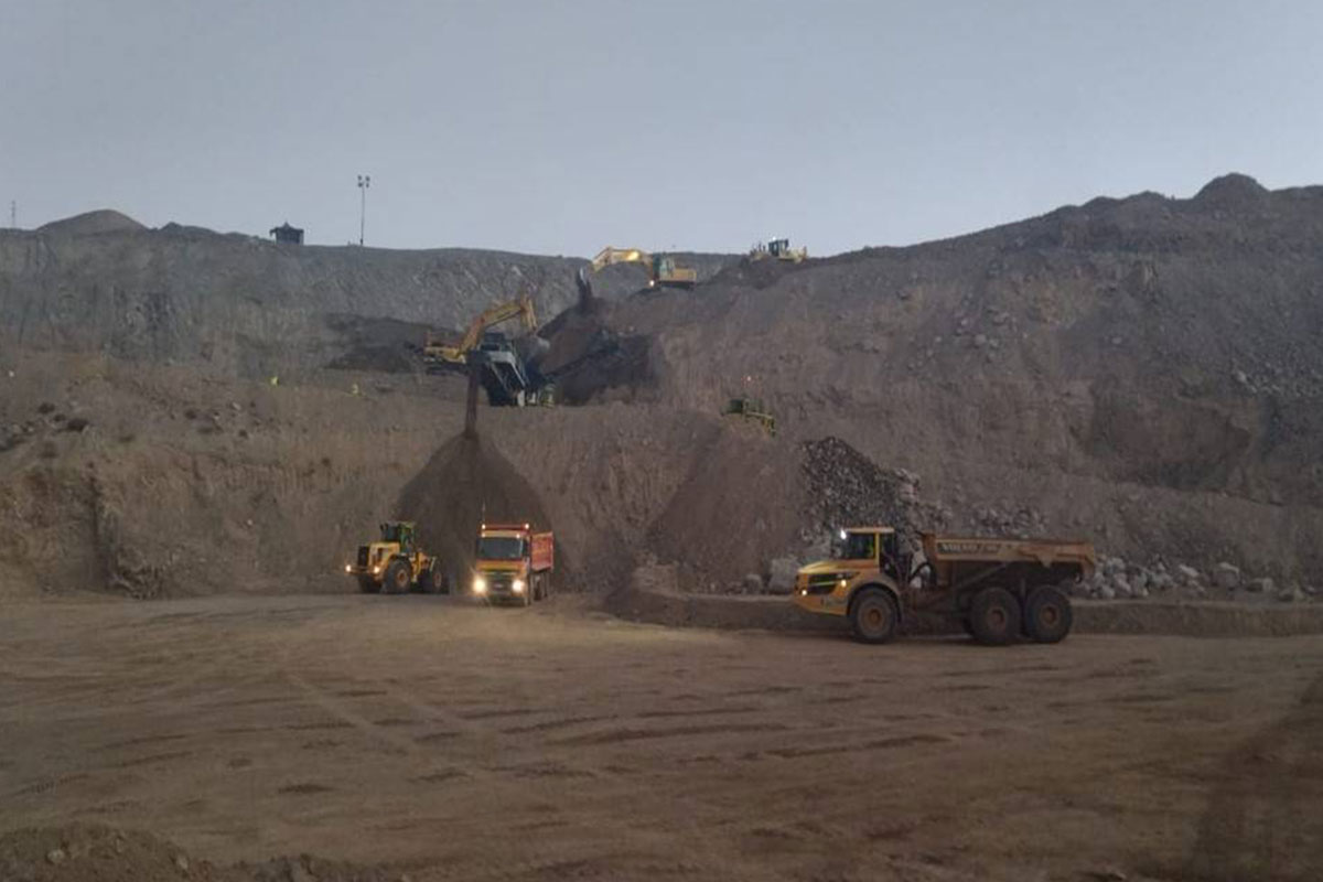 Servicio de Recubrimiento Granular Tranque Quillayes, Etapa 2